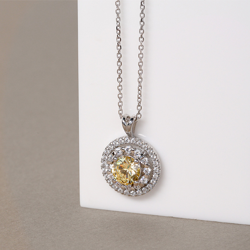 Image of an elegant pendant necklace