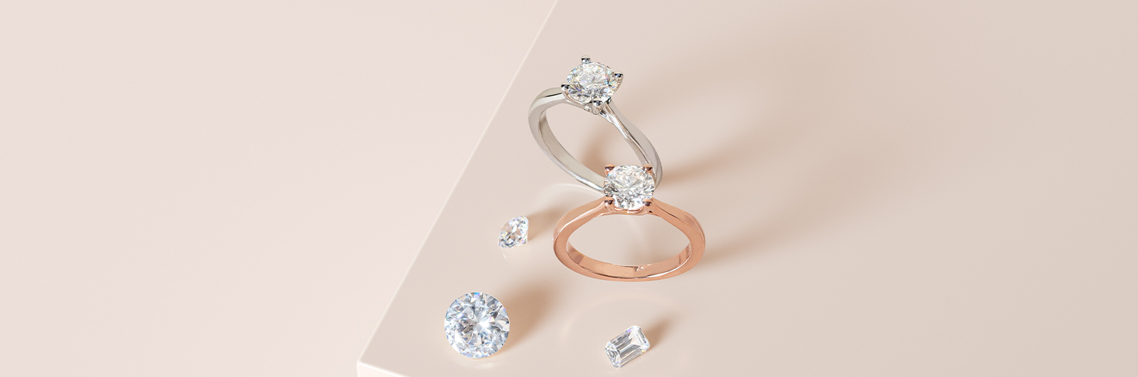 Lab diamond engagement rings
