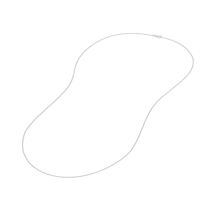 Petite Curb Chain, 14k Gold, Hover, 14k White Gold