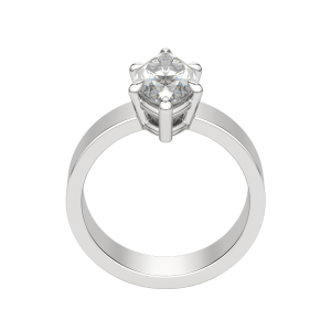 Eave Bold Marquise Cut Engagement Ring, Hover, 18K White Gold, Platinum, 