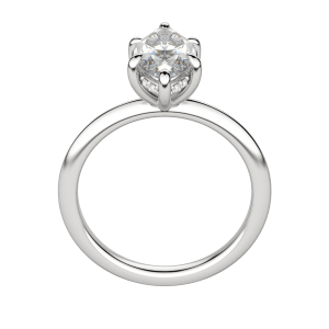Hera Classic Marquise Cut Engagement Ring, Hover, 18K White Gold, Platinum,