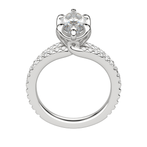 Raia Marquise Cut Engagement Ring, Hover, 18K White Gold, Platinum, 