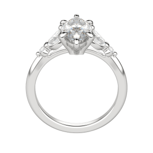 Sera Marquise Cut Engagement Ring, Hover, 18K White Gold, Platinum, 