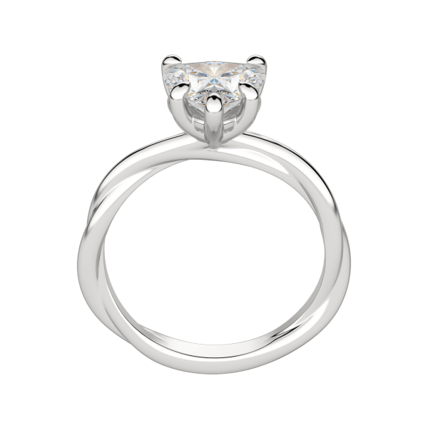 Ayla Heart Cut Engagement Ring, Hover, 18K White Gold, Platinum, 
