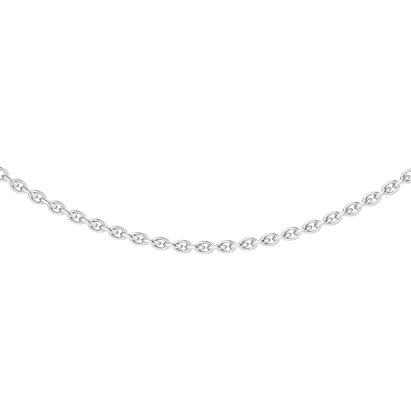 Cable Chain, 14k Gold, Default, 14k White Gold