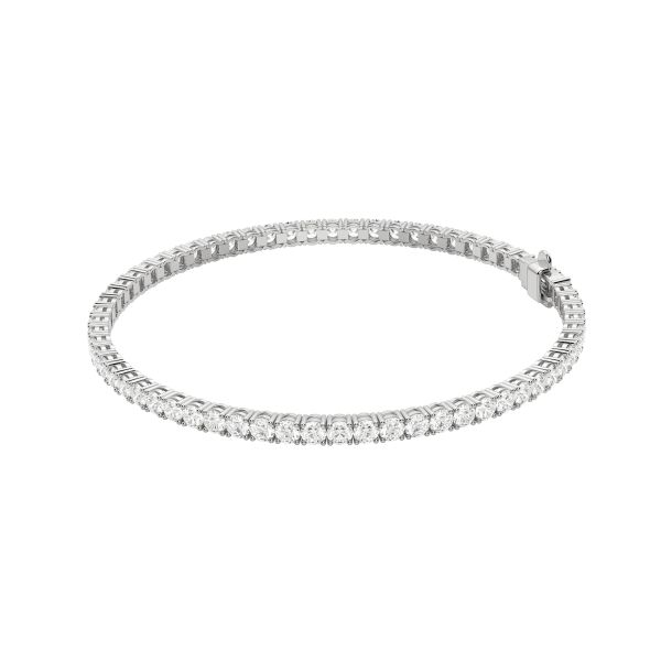 Tennis Bracelet (3.00 tcw), Default, 14K White Gold,\r
