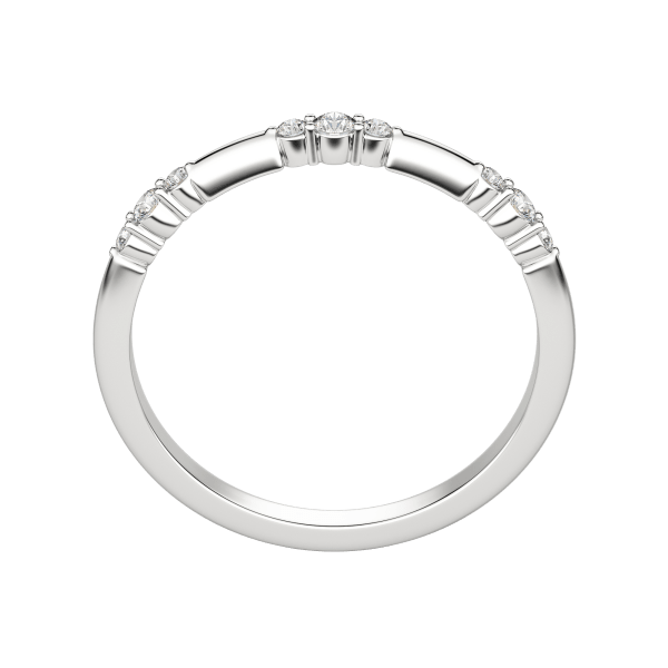 Accented Stackable Band, 14K White Gold, Hover, 