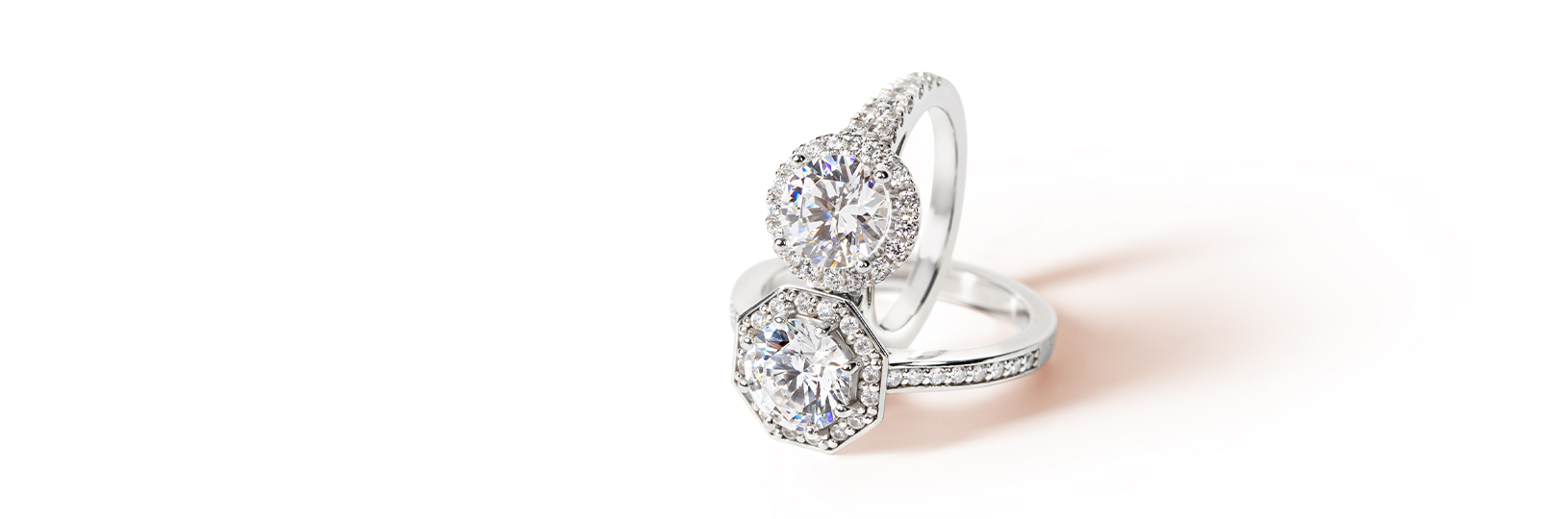 Fantastic Emerald Cut Diamond Engagement Ring 14K White Gold 1.10Ct IF/J GIA