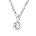 14K White Gold, carat-weight-configurable--1-4-tcw view 1