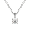 Default, 14K White Gold, carat-weight-configurable--1-4-tcw view 0