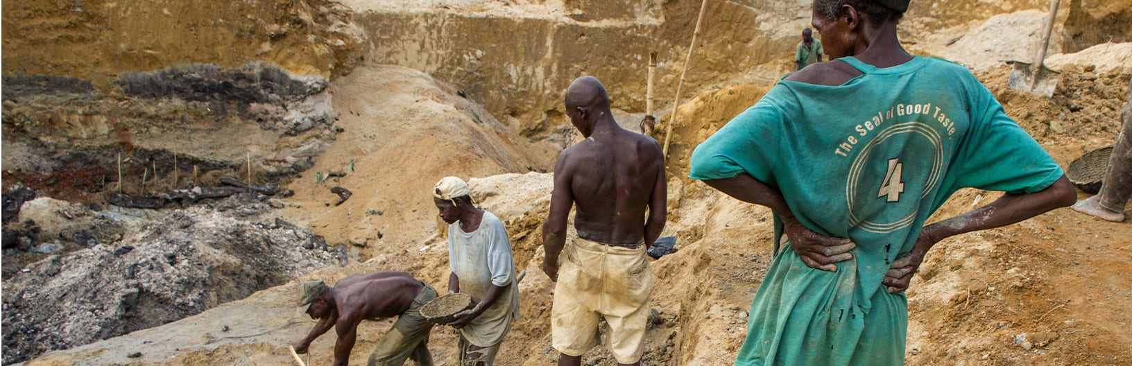 Alluvial mining in Africa