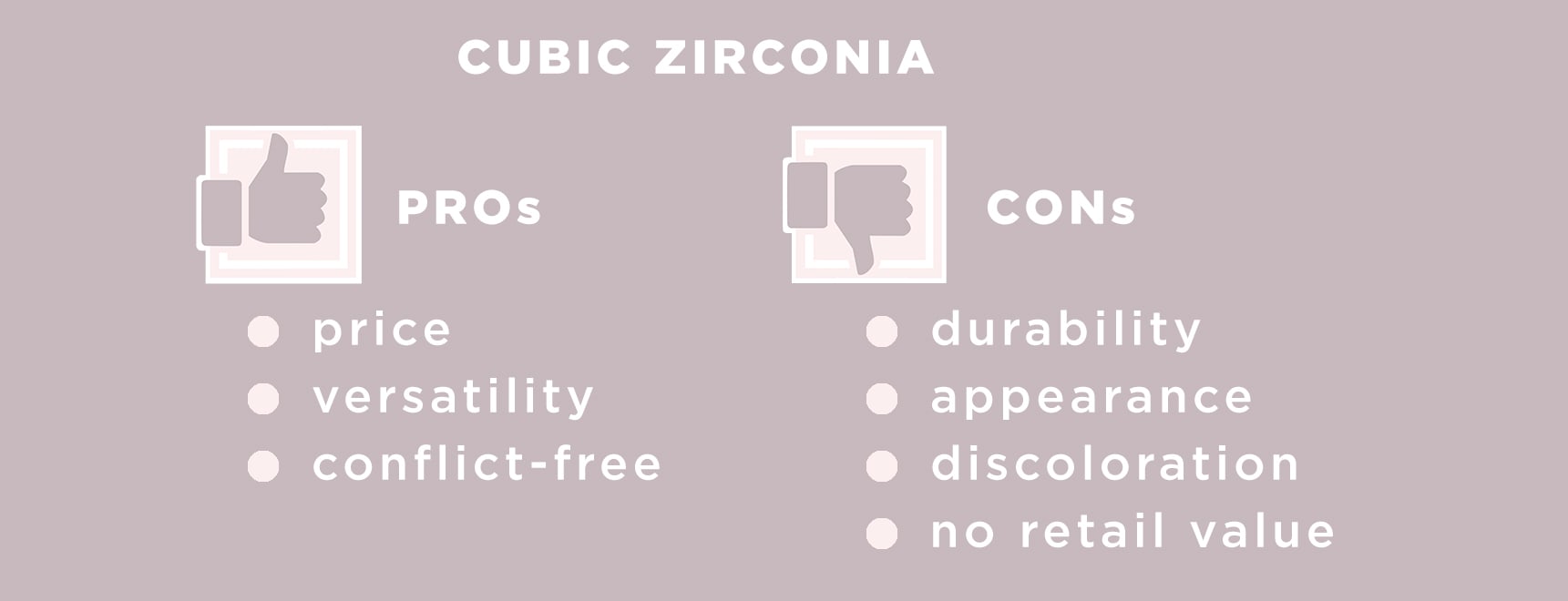 Cubic Zirconia Pros and Cons