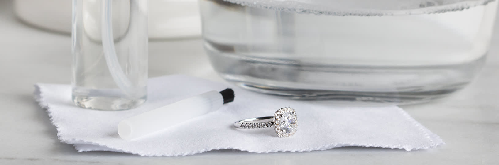 It's important to properly care for your engagement ring and fine jewelry