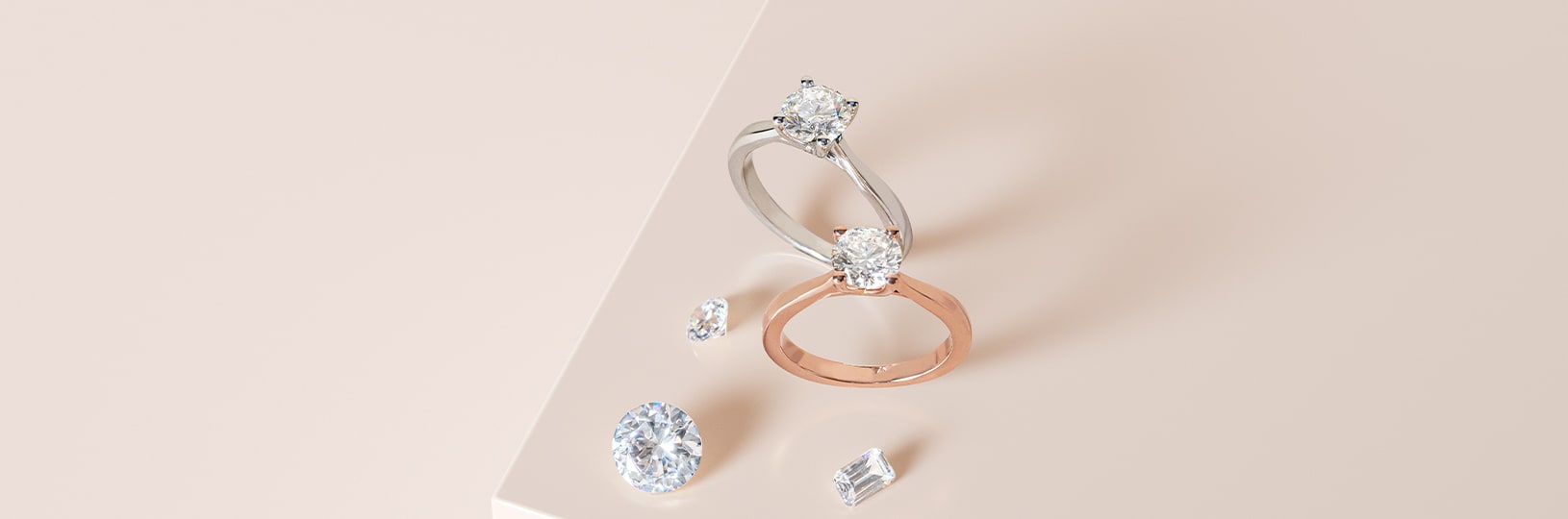 Lab diamond engagement rings